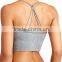 Wholesale Factory Fitness Wear 88% Nylon 12% Spandex Woman Grey Yoga Wear