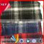 2016 the latest 100% cotton plaid coloured flannel for winter shirt and coat