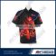 Custom 100% polyester dry fit sublimated printing colorful polo t shirt for racing