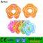 Guangdong manufacturer available stocked PVC inflatable neck ring inflatable baby collar ring with 4 colors for selection