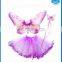 3pcs Butterfly Fairy Costume Dress Up Set with Wings/Tutu/Wand