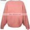 Mixed knit cashmere jumper pullover Ladies knitwear
