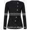 2016 BAIYIMO Women Long Sleeve Single Breasted Work Blazer Asymmetric Hem Jacket Coat