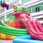 Colorful Monster Style 20 m Long Inflatable Water Park With Slide And Pool