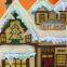 F/O COFFEE shop/GIFT SHOP/CANDY SHOP use batteries Polyresin Christmas House Decoration