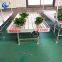 Greenhouse metal rolling bench ebb and flow table for hot sale