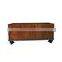 Corten Steel Planter boxes Trough on Casters