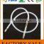 JG 10x16mm 11x17mm Transparent Silicone Hookah Hose with Glass Mouth Piece