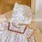 2020 Autumn Girl Baby Korean Floral Flying Sleeve Lady's Butt Dress