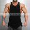Oem Logo Gym Vest Muscle Mens bodybuilding fitness Open Side Sublimation Blank Tank Top