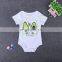 Newest Brand Newborn Baby Boys Clothes Rompers Bodysuit 100%cotton Avocado Funny Print Shirt Boy Suit infants for baby clothing