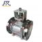 Wcb Lining Ceramic Pneumatic Flanged Ball Valve for chemical industry or fly ash system in coal power station