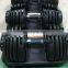 Factory Price Home Body Exercise Adjustable Plastic Dip Dumbbell Set
