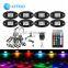 Hot Sales Waterproof Bluetooth App Control Led Ambient Rock Light Motorcycle Car Underglow Lights