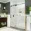 Bathroom Design Luxury Rectangle Black Matt Framed Tempered Glass Shower Cabin Room