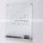 Best price DIY magnetic writing glass board with legs for office