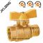 J10248 Brass Gas Ball Valve with Butterfly Hand,Male&Female Thread EN331 butterfly valves italy 1000wog ball valve butterfly