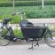 Electric carrier cargo bicycle with alloy box