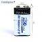 Customized logo 9v battery rechargeable nimh prismatic battery