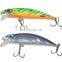 New arrival 5cm 4.5g sinking Minnow surf long cast minnow lure three hooks Artificial Hard Bait 3d eyes minnow lures