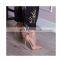 High Heel Ankle Strap  Patent Material Buckle Summer New Women Thick Heel Sandals Large Size Women Shoes