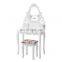 Bedroom Dressing Table Mirrored Vanity Luxury Dresser Furniture