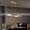 Promotional Sale Kitchen Dining Room Aluminum Black Gold Modern LED Decoration Chandelier Light
