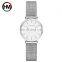 HANNAH MARTIN CC32 Wholesale Fashion Girls Quartz Watch Low Cost Mesh Band Water Resist Analog Display Simple Student Wristwatch