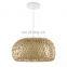 Industrial Handmade Vintage Table Wood Lights For Living Room Circle Shape Chandelier LED Lamp