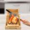 Adjustable Foldable Compact Cutter Bamboo Bread Slicer Cutting Board With Bread Knife