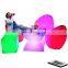 40cm Outdoor Garden Plastic led Light Bar Stool furniture cube chair seat sets for Home, Party, Event with Remote Controller