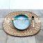 Wicker Oval Water Hyacinth Placemat, Natural Placemat For Dinner Wall basket decor basket wholesale made in Vietnam