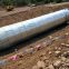 Corrugated metal pipe two plates assembled galvanized steel culvert