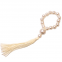 Pearl Beaded Napkin Rings With Tassel Style For Wedding Party