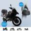 Expandable motorcycle tail bag 60L,Waterresistant All Weather/Trunk/Rack Bag with Sissy Bar Straps-Black,?Motorcycle Travel Bag