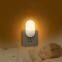 Portable modern new eye protection plug in wall type indoor mini LED night light for baby sleeping