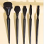 Super Professional Black 5pcs Kit of Makeup Brushes Cosmetiquera Maquillaje Brochas Nylon Hair Brush Beauty Set Personalized