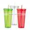 Transparent acrylic mug in different colors