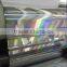 Holographic film self adhesive sticker