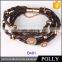 Hotsale Fashion 925 Sterling Sliver PU Bracelet