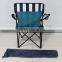 pop folding camping chair beach chair with handrail and cup holder