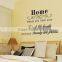 2016 Wallpaper Decor Words Home Decorate PVC Wall Sticker Wholesale