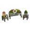 Magnesium Oxide Patio Furniture Garden Bench Flower Couch and 2 Chairs