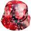New red sublimation galaxy cheap bucket hat/cap