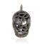 Gemstone Skull Pendant, Yellow Sapphire Gemstone Pendant, Silver Skull Pendant, Handmade Silver Pendant Charm Jewelry Wholesaler