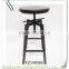 KZ140067 Wrought iron wooden metal bar stools                        
                                                Quality Choice