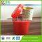 Red or Yellow color Transparent PET tape with SGS ISO