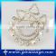 New Arrive fashion styles k gold color rhinestone brooch for alibaba website china wholesale rhinestone brooch B0064