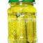 pickled baby cucumber size 3-6 cm in glass jar 720ml