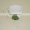 Porcelain Espresso Coffee Cup and Saucer with Lovely Christmas Tree Design